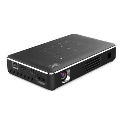 4K Mini Taşınabilir DLP Projektör Android 9.0 HDMI 4 Köşe Dokunmatik İşlev