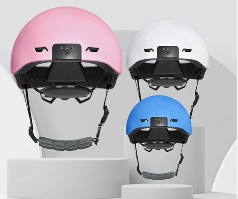 Plastik Akıllı Kask Kamerası Doğa Sporları Akıllı Motosiklet Kask Kamerası