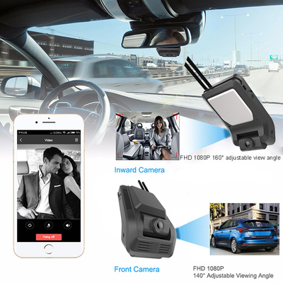 GPS 4G Araç İçi Kamera 3,5 X 1,6 X 2,3 İnç WiFi / Park Monitörü Desteği