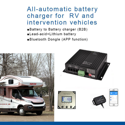 RV Tekne Yat için 12V 30A DC Pil Şarj Aluminm Malzemesi