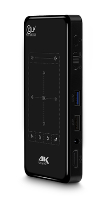 65 Lümen Mini Taşınabilir Video Projektörü HDMI/USB/AV/VGA Girişi Net Ağırlık 206g