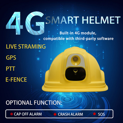 1080P Prosonal Baret Kamera Desteği 4G 3G WIFI GPS Ve Bluetooth Android