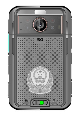 5G NR/SA Termal Görüntüleme Vücut Kamerası 4K HD 3500mah Çift Pilli EIS 4G 64GB 3.1 inç LCD