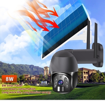 Mini 4G Akıllı Ev Kamerası Çevrimiçi Güvenlik Kamerası Güneş Şarjı Lityum Bataryası