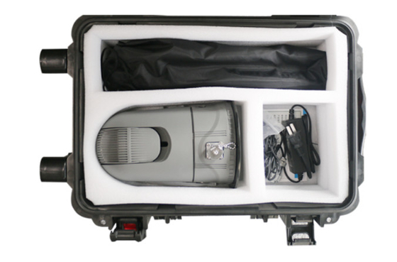 360 derece vücutlu casus kamera Ptz taşınabilir 12V 3600mAh pil