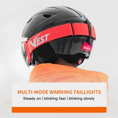 WIFI Gerçek Zamanlı Kayıt Kayak Kask Kamera 1600MAH Değiştirilebilir Pil