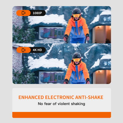 WIFI Gerçek Zamanlı Kayıt Kayak Kask Kamera 1600MAH Değiştirilebilir Pil