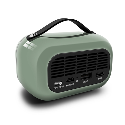 Yeşil DLP Akıllı Projector 65 Lumen Android 9.0 4K 5000MA Pil
