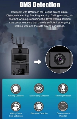 Sos App Control 4G Dashcam ve GPS ADAS/DSM/BSD/PCW 4G Mobil DVR