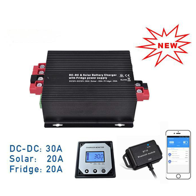 DC-DC Booster Şarj cihazı 12V 30A Güneş MPPT 20A Buzdolabı Şarj cihazı 20A RV Araç Araç Yat Kontrolörü