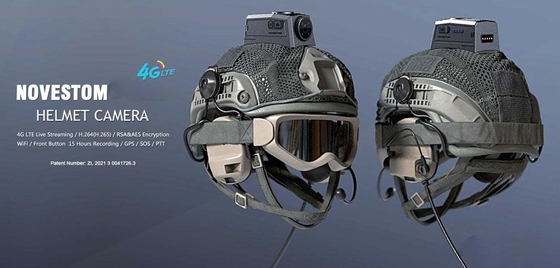 Taktiksel Kask Kamerası 4K Teknoloji Savaş Kamerası ve Halkla İlişkiler