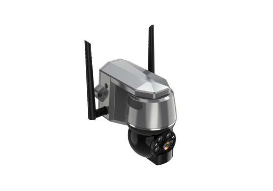 4G Güneş CCTV Kamera Hi3518E SoC Hoparlör Geniş Görme Köşe 120 Derece
