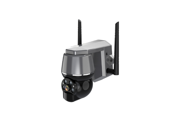 4G Güneş CCTV Kamera Hi3518E SoC Hoparlör Geniş Görme Köşe 120 Derece