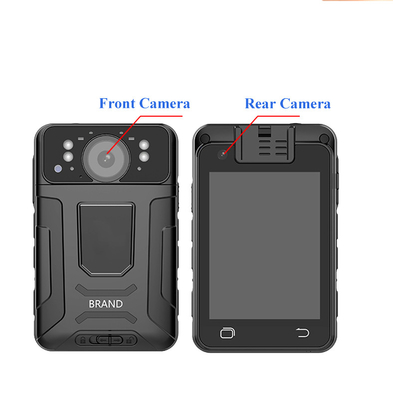 Yapay zeka yüz tanıma plakası vücut kamerası güvenlik korumaları GPS canlı video depolama 32GB 128GB 256GB H.264/H.265