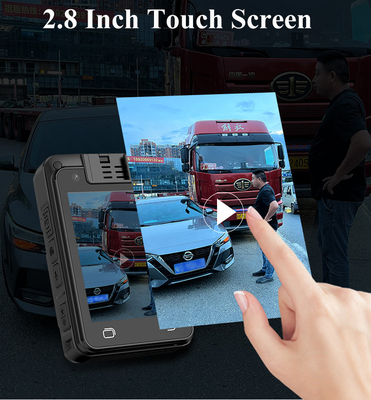 Yapay zekâ Yüz Tanıma Polis Vücut Kameraları 2 Yolu Konuşma Gece Görüşü Android Sistem