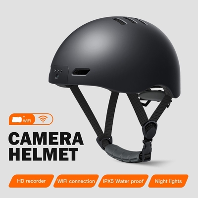 720P güvenlik kask kamerası IP67 su geçirmez ve 70 derece C'ye kadar çalışma sıcaklıklarında