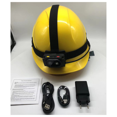 LED lamba Hardhat güvenlik kamerası 120° geniş açılı ve lazer destekli fotoğrafçılıkla