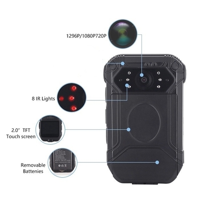 4G Polis Giyilebilir HD Vücut Kamera Güvenlik görevlisi kişisel DVR kamera