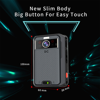5G 13MP Android 10 Polis Vücut Kamerası 2G + 16G Bellek ve İsteğe bağlı NFC