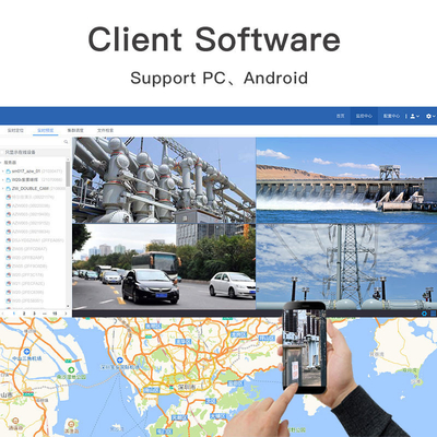 1080P Wifi 4G Araç Güvenlik Kamerası, Pan Tilt Zoom ve Bataryaya Dahili