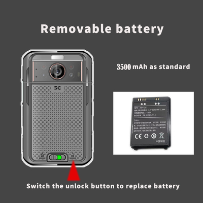 3.1 inç LCD 5G Bedenli Kamera 3500mAh Çift Pilli EIS 4G 64GB RAM ROM