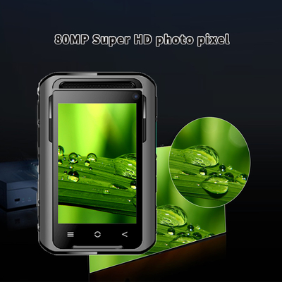 3.1 inç LCD 5G Bedenli Kamera 3500mAh Çift Pilli EIS 4G 64GB RAM ROM