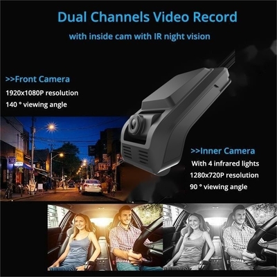 1080P 4G Dash Cam ile ADAS DMS tümünde bir Otopark İdaresi