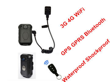 Mini WIFI Vücut Kamerası CE Onaylı, Polis Giyilebilir Kamera Uzaktan Kumandası