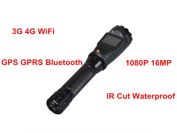 3600 MAH Pil ile 3G / 4G Polis Güvenlik El Feneri MTK8735 Yonga Seti