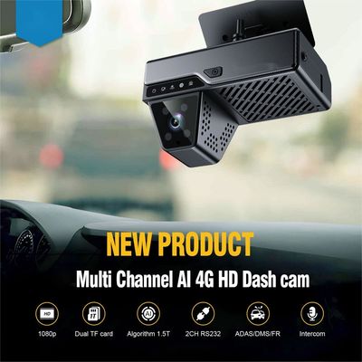 4G Araç Kara Kutusu AI Dashcam ADAS DSM SOS GPS Gelişmiş Sürüş Yardım Sistemi Flash 2GB DDR 4GB