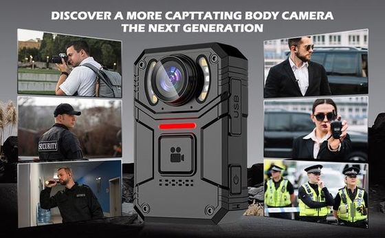 Yüksek çözünürlüklü 4K Full HD 2 inçlik ekran ve 2500 Mah pil ile taşınabilir Bodycam Mini Kameralar
