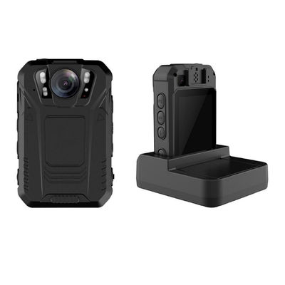 Güvenlik görevlileri için 4K HD Android vücut kamerası 2500 Mah Pil 4 Beyaz LED