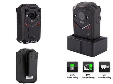 3100 MAH Pil Polis Vücut Kameraları, Video Formatı Wifi Vücut Kamerası