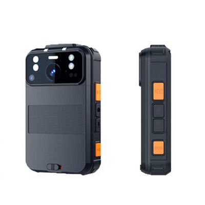 4G 3.1 Inch Wi-Fi Canlı Video Akışı Güvenlik Muhafızı Kaydedici için Vücut Giydiği Kamera