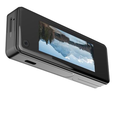 Canlı yayın Android 12 sistemi Mini Badge Kamera kayıt cihazı Monitor