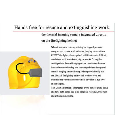 Termal Görüntüleme yangın kaskı Kızılötesi kamera