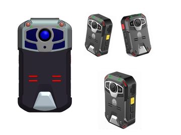 IP67 2.0 İnç Gövde Yıpranmış Video Kamera 140 ° Görüş Alanlı Değiştirilebilir Pil