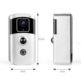 1080P 2'si 1 Arada Kapı Zili Kamera Akülü WiFi Kablosuz Ev Güvenlik IP Kamera PIR Gözetim Kamerası