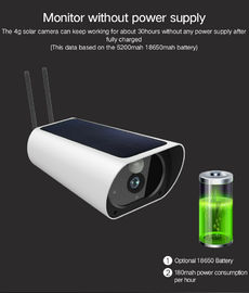 Gece Görüş Hareket Algılama ile 1080P 4G Güneş Wifi Güvenlik Kamerası Ourdoor IP67