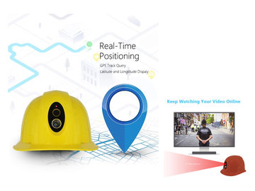 İnşaat Dahili Kask Video Kamera, PC İnterkom Kask Kamerasından WIFI ve GPS Monitörü