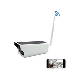 Güneş Paneli Gece Görüşlü Pille Çalışan Wifi Güvenlik Kamerası 2 Yönlü Ses