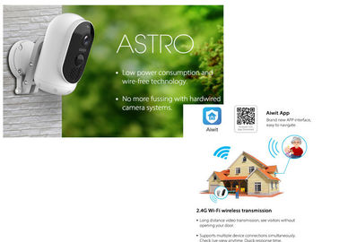 1080P WiFi IP Kamera Dış Mekan Kablosuz Güvenlik Pil Şarj Kamerası Ses Gözetimi PIR Hareket Algılama SD Kart