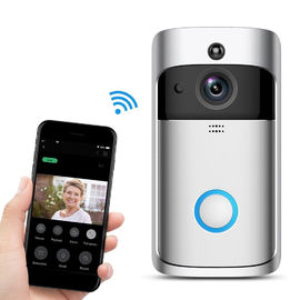 Görüntülü İnterkom Fonksiyonlu Kablosuz WiFi Video Kapı Zili Kamera IP 720p Halka Kapı Bell
