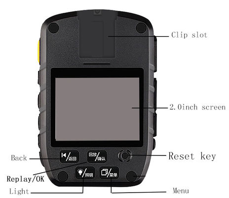 Mini 4K Polis Yıpranmış Kamera Kablosuz Kolluk 1080P video kamera 5.0 MP CMOS Sensör