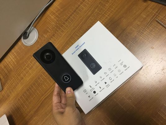 Monitör İnterkom 150 ° 128 gb Görüntülü Kapı Zili Kamerasının kilidini açın