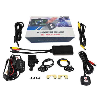 Döngü kaydı 180mAH MJPG 1080P Motosiklet DVR Dashcam