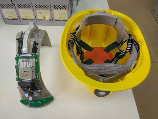 Kamera 4G 3G WIFI Ağı Kablosuz 2 Yönlü Ses ile İnşaat Güvenliği Kask