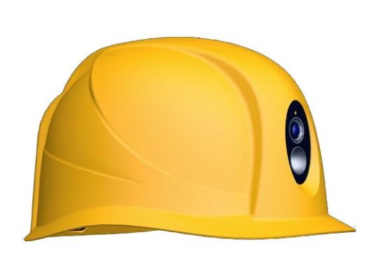 Güvenlik için Kask Kamera Elektrikli İnşaat Madencilik İşçisi Akıllı Baret Koruması