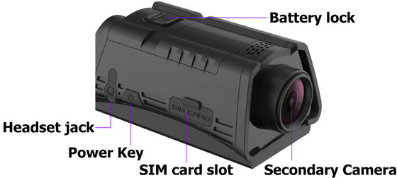 3600mAh 4MP JPEG Çift Kayıt Kamerası MTK6739 Canlı Yayın Kamerası