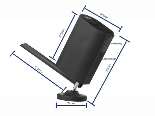 1080P 20fps PIR 4G Wifi Güvenlik Kamerası PTZ POE Ağ Kamera Güneş Panelli 4W